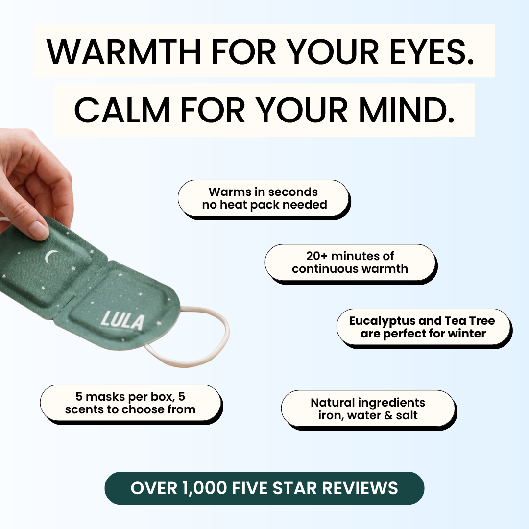 EUCALYPTUS & TEA TREE SELF-WARMING EYE MASK (5 MASKS)