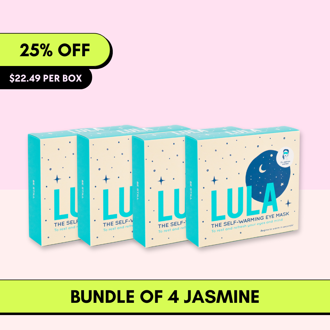 BUNDLE of 4: JASMINE SELF-WARMING EYE MASK (4 BOXES, 5 MASKS PER BOX)