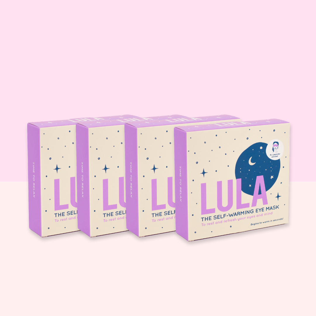BUNDLE OF 4 x LAVENDER SELF-WARMING EYE MASK (4 BOXES, 5 MASKS PER BOX)