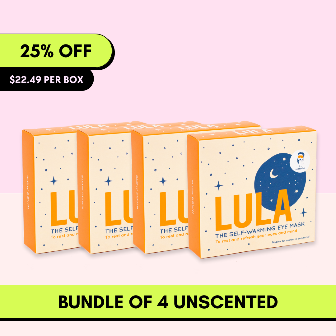 BUNDLE OF 4 x UNSCENTED SELF-WARMING EYE MASK (4 BOXES, 5 MASKS PER BOX)