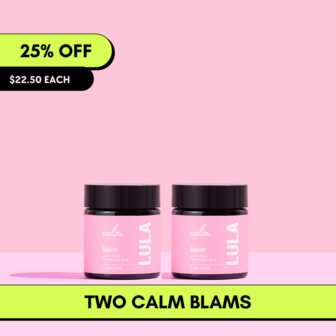 2 X CALM BALM WITH PURE ESSENTIAL OILS