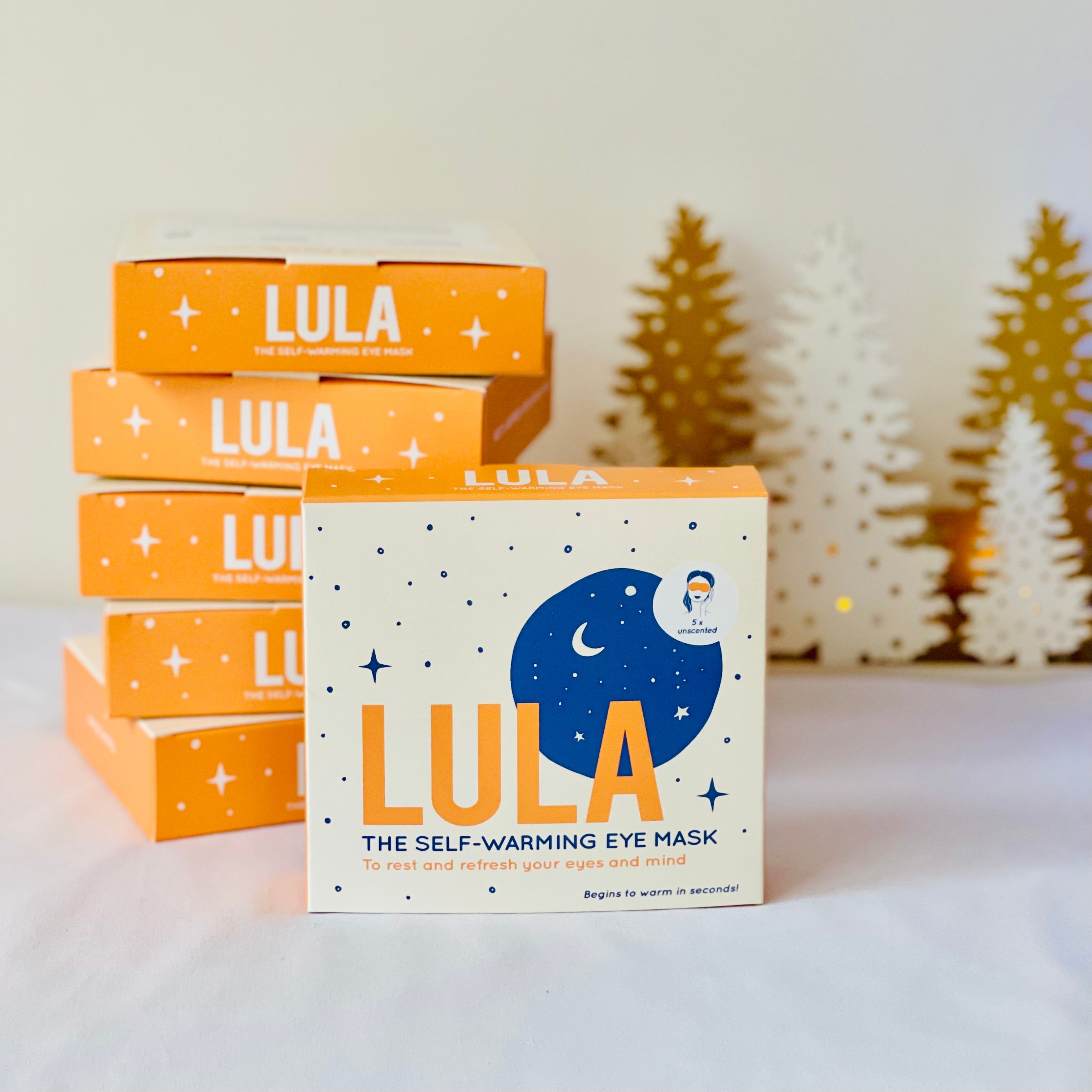 BUNDLE OF 6: UNSCENTED SELF-WARMING EYE MASK (6 BOXES, 5 MASKS PER BOX)