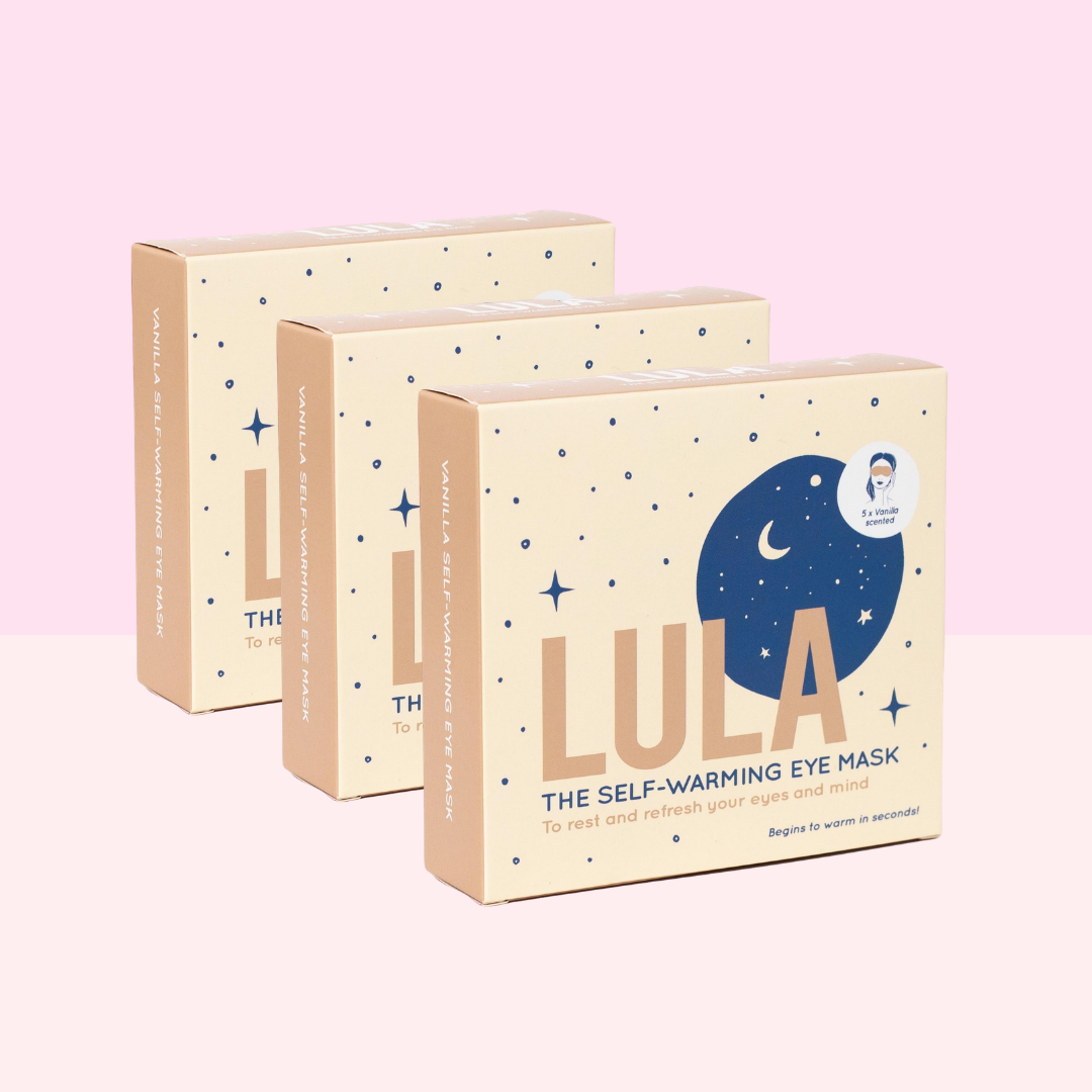 BUNDLE OF 3: VANILLA SELF-WARMING EYE MASKS (3 BOXES, 5 MASKS PER BOX)